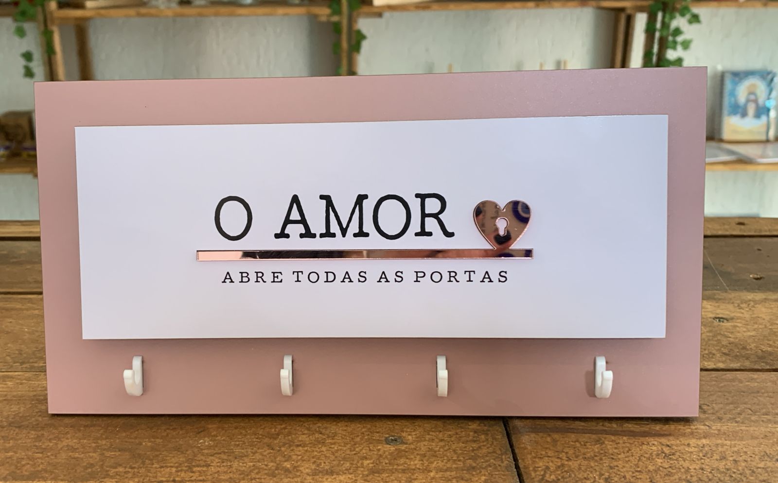 PORTA CHAVES ROSÊ