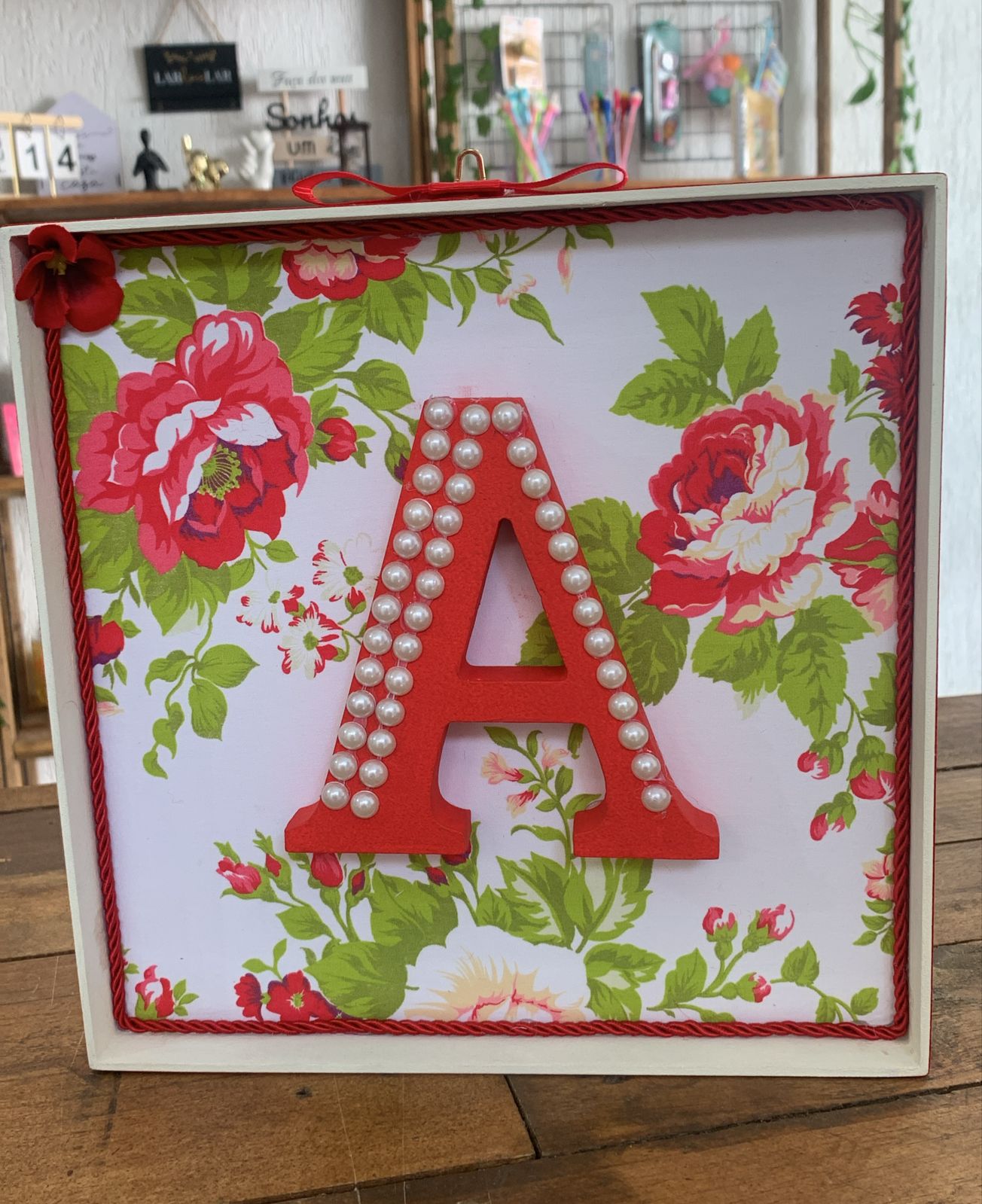 QUADRO INICIAL VERMELHO