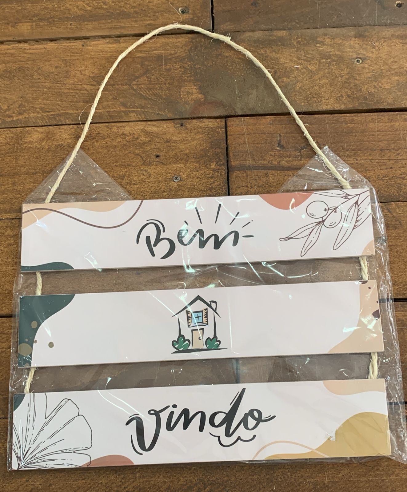 PLACA SEJA BEM VINDO