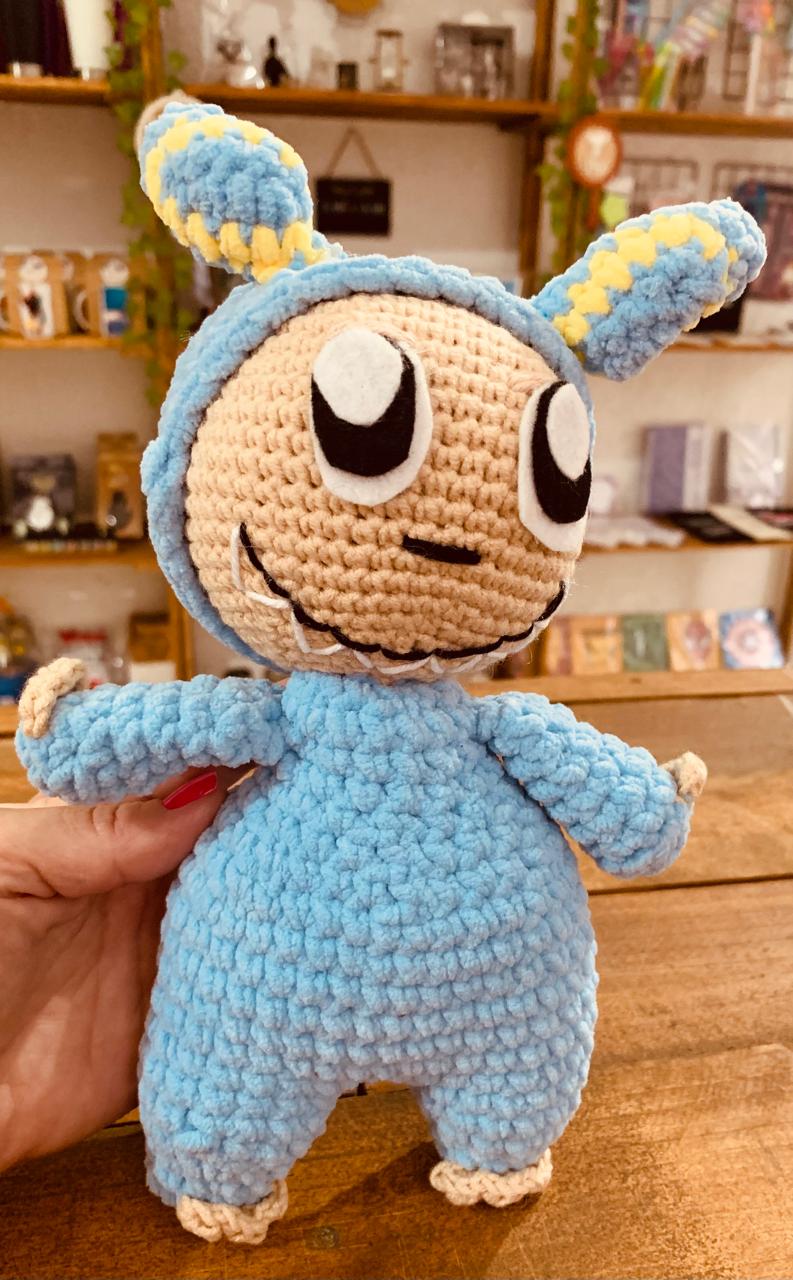 LABUBU AZUL AMIGURUMI