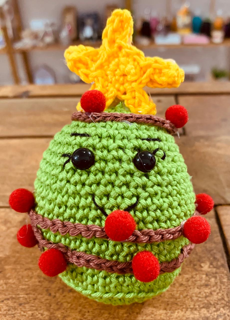 ENFEITE DE ÁRVORE AMIGURUMI