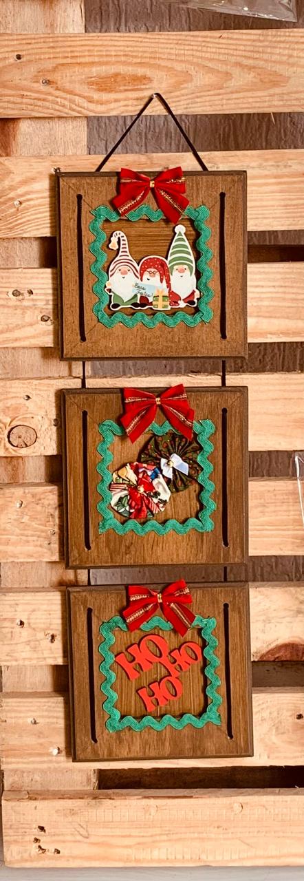 TRIO QUADROS NATAL