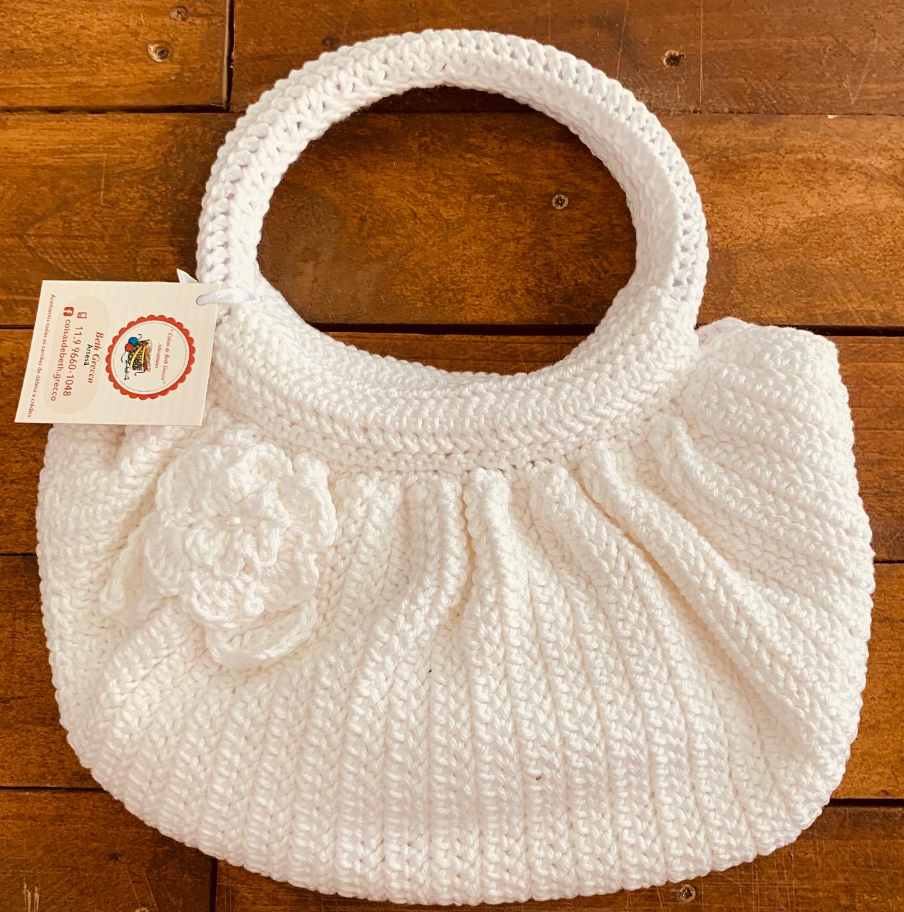 BOLSA BRANCA COM FORRO