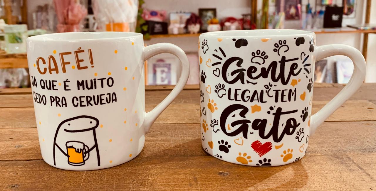 CANECA PORCELANA E